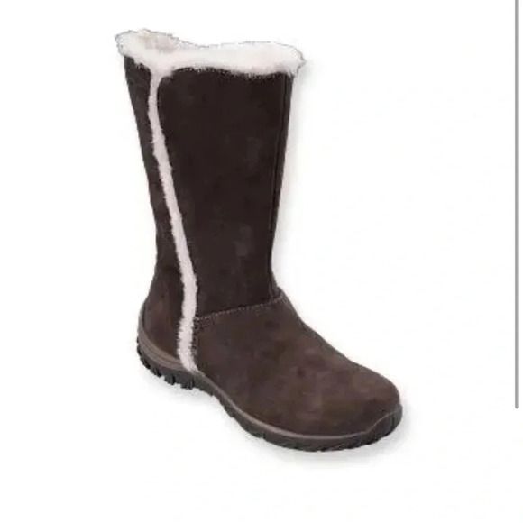 Patagonia Lugano Primaloft Waterproof Expresso Insulated Suede Boots - Picture 1 of 9